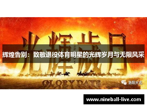 辉煌告别：致敬退役体育明星的光辉岁月与无限风采